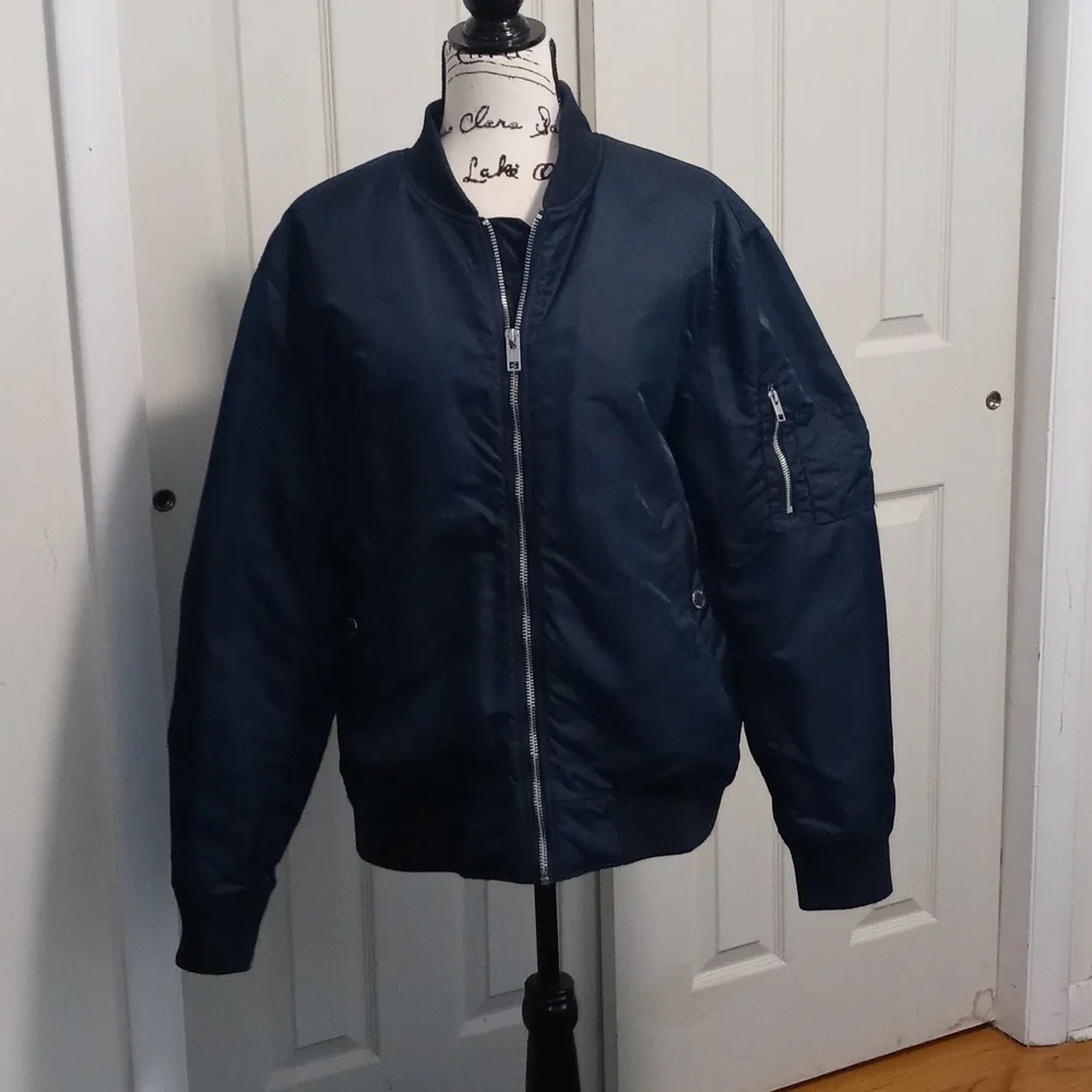 Blue Bomber Jacket - Picture 2 of 11